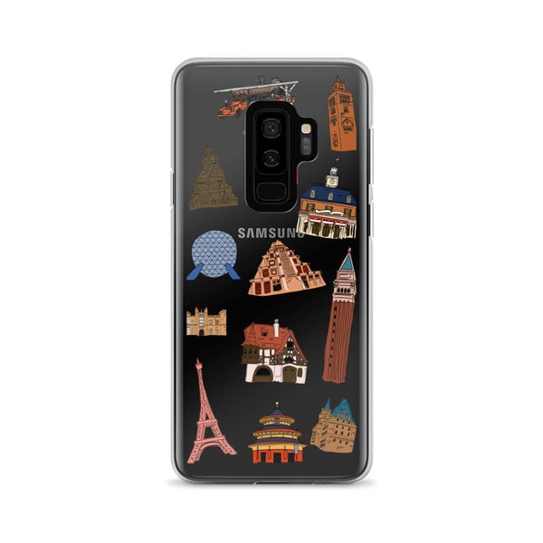 Epcot World Showcase Hello World Samsung Case