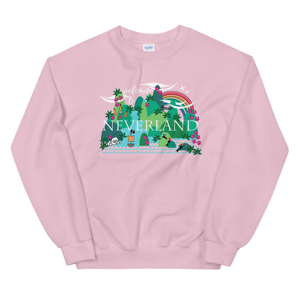 Neverland Sweatshirt Disney Mermaids Disney Peter Pan Disney Unisex Crew Sweatshirt