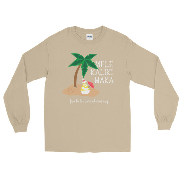 Dole Whip Melekalikimaka Hawaiian Christmas Shirt Long Sleeve Shirt
