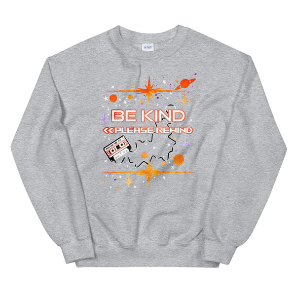 Guardians of the Galaxy Sweatshirt Be Kind Please Rewind Disney Marvel Unisex Crew Sweatshirt