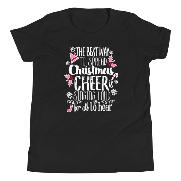 Elf Kids Christmas Jovie the Elf Christmas Shirt Elf Movie Youth Short Sleeve T-Shirt