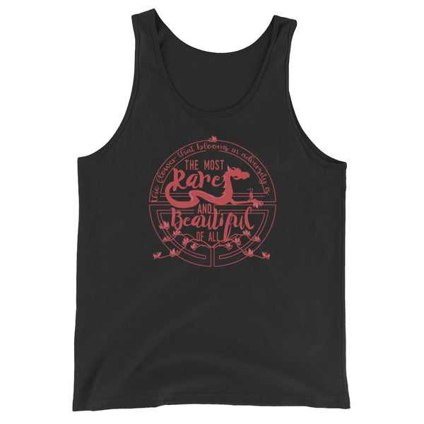 Mulan, The Most Rare and Beautiful, Disney Quote Unisex Tank Top