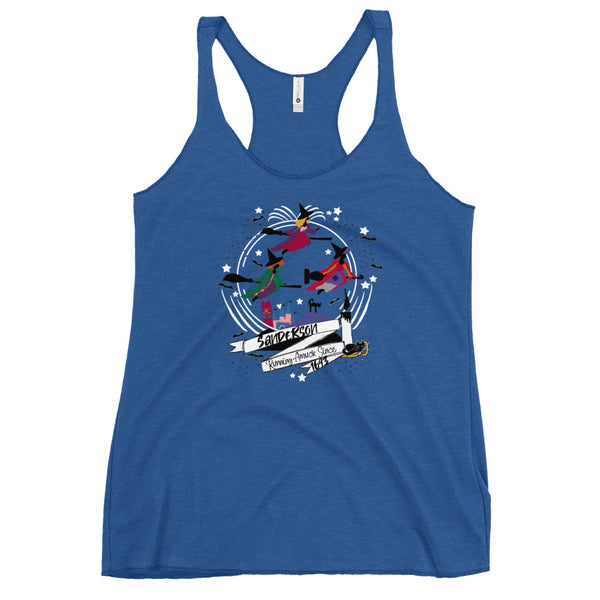Sanderson Sisters T-Shirt Hocus Pocus Running Amuck Since 1693 Disney Halloween Women's Racerback Tank