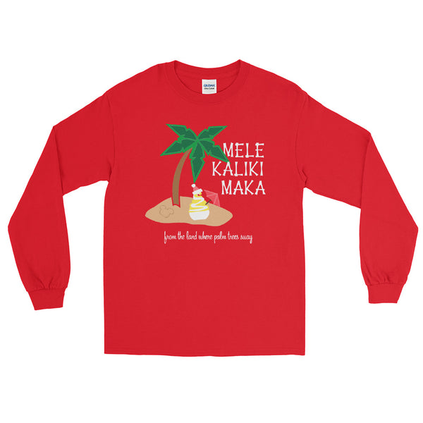 Dole Whip Melekalikimaka Hawaiian Christmas Shirt Long Sleeve Shirt