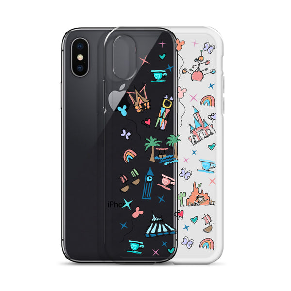 Disneyland iPhone Case California Dreamin'  Disney Inspired Icon iPhone Case