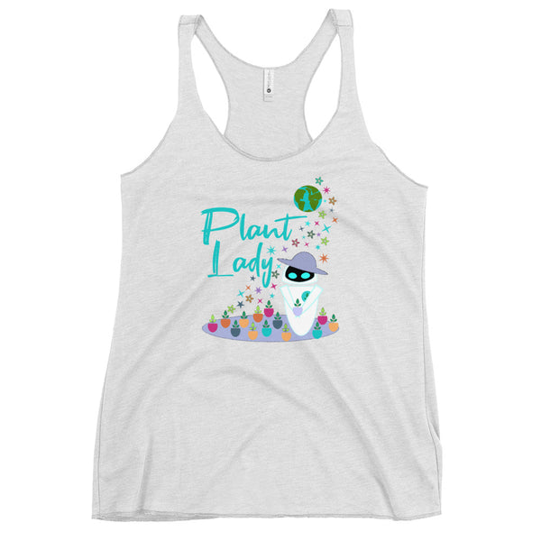 Plant Lady Tank Top EVE Disney Wall-E Inspired Women's Racerback Tank