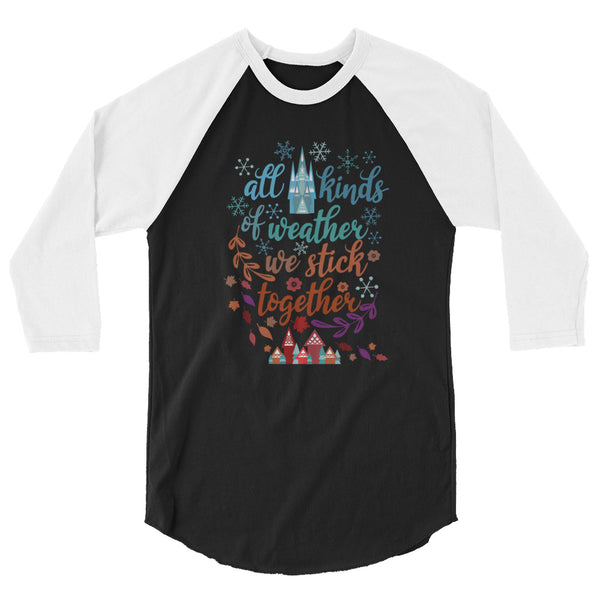 Frozen Christmas Raglan, Sisters, Sisters White Christmas Shirt