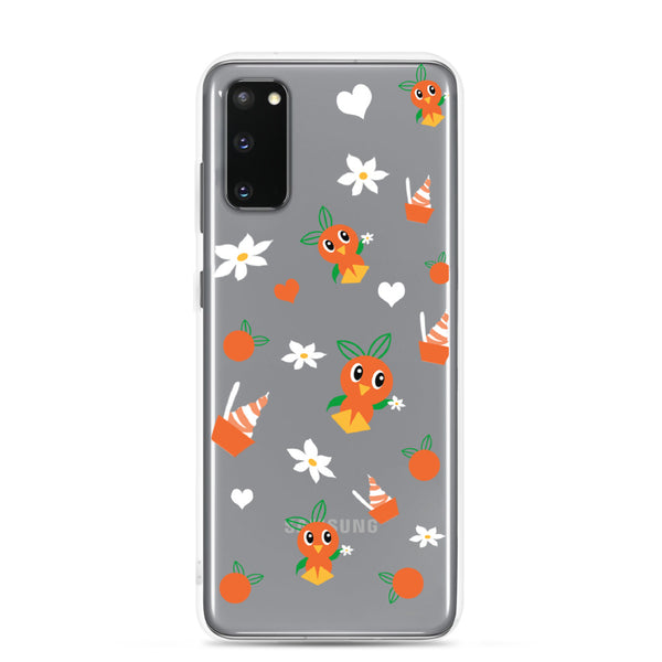 Orange Bird Samsung Phone Case Citrus Swirl Disney World Disneyland Samsung Phone Case