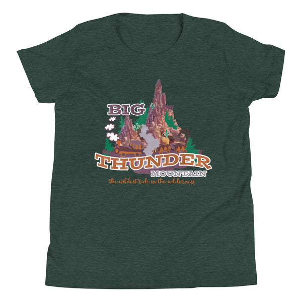 Big Thunder Mountain Kid's Shirt Disney Shirt Disney Railroad Disney Mountains Shirt Frontierland Disney Kid's Shirt