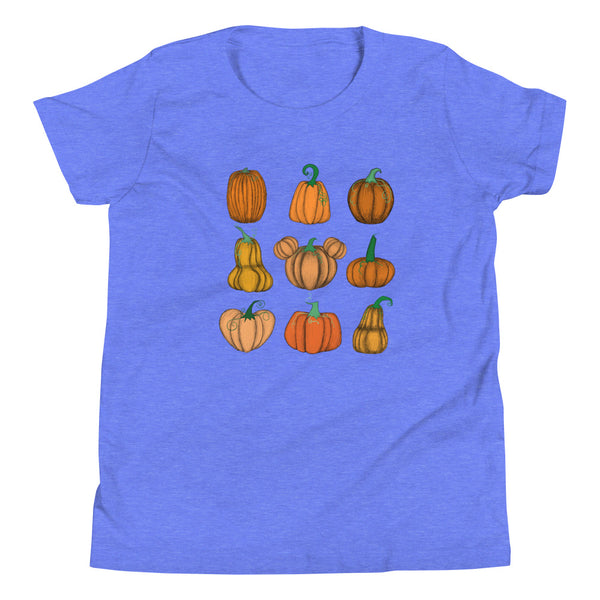 Mickey Pumpkin Patch Kids Fall Short Sleeve Kids T-Shirt