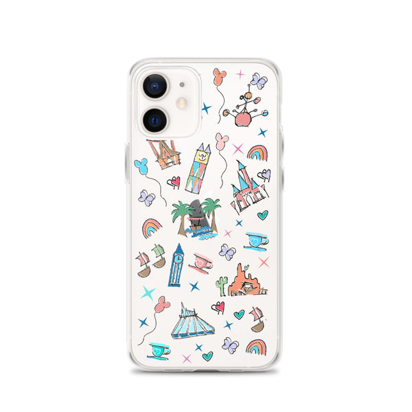 Disneyland iPhone Case California Dreamin'  Disney Inspired Icon iPhone Case