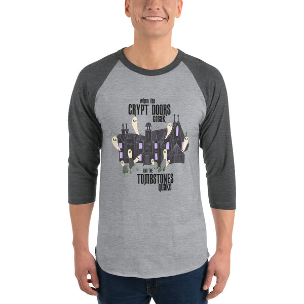 Disney Haunted Mansion Grim Grinning Ghosts Halloween Raglan
