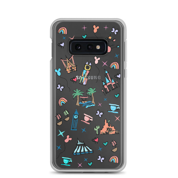 Disneyland Samsung Case California Dreamin'  Disney Inspired Icon Samsung Case
