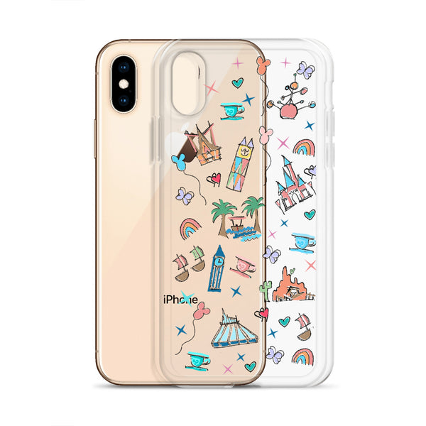Disneyland iPhone Case California Dreamin'  Disney Inspired Icon iPhone Case