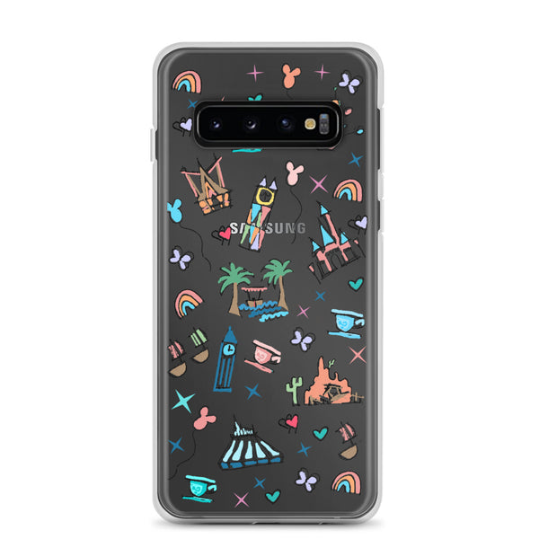Disneyland Samsung Case California Dreamin'  Disney Inspired Icon Samsung Case