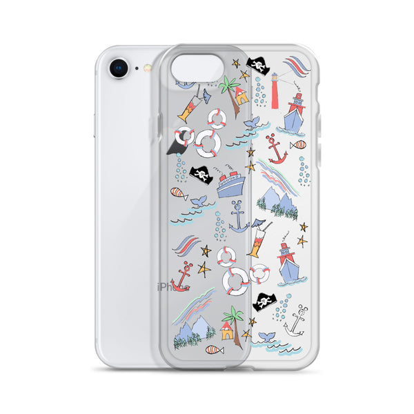 Disney Cruise Line iPhone Case Sail Away with Me Disney Cruise Sketch Disney iPhone Case