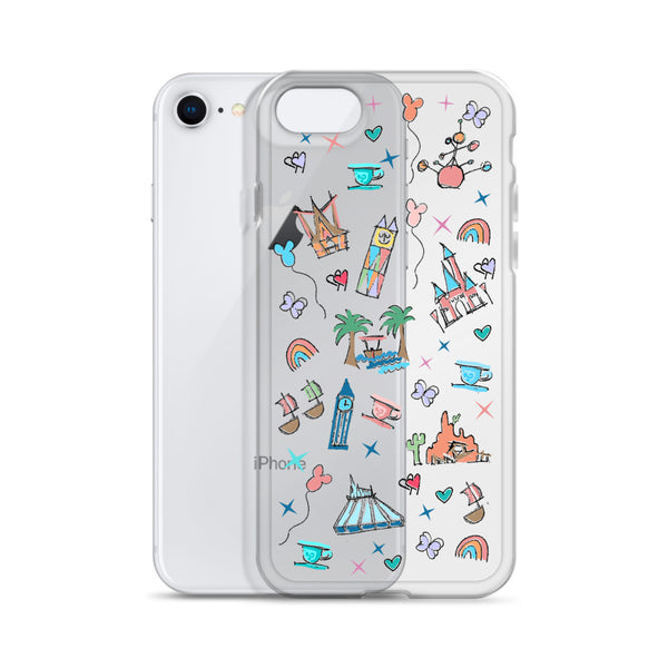 Disneyland iPhone Case California Dreamin'  Disney Inspired Icon iPhone Case