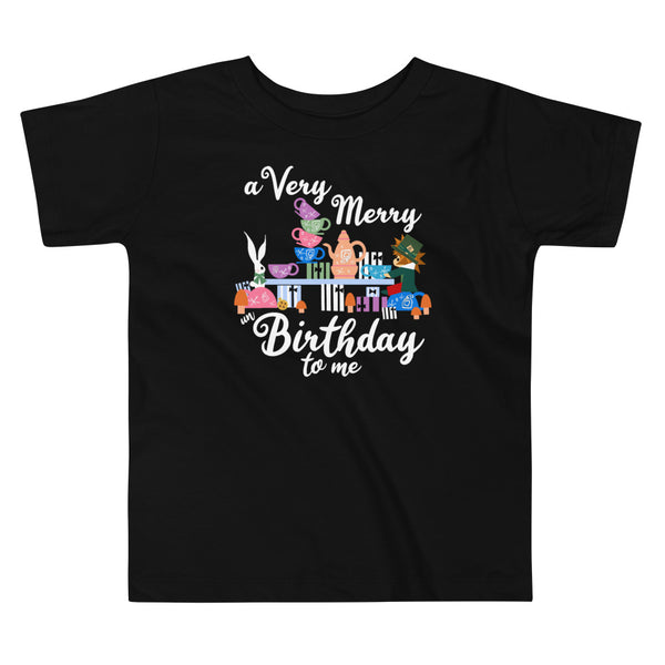 Disney Birthday Toddler T-Shirt Alice in Wonderland A Very Merry un Birthday To Me Toddler T-Shirt