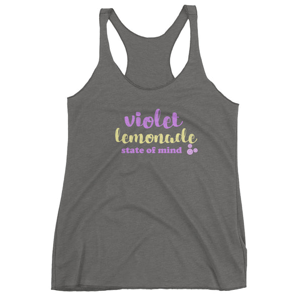 Violet Lemonade Flower and Garden Festival Epcot Women's Racerback Tank