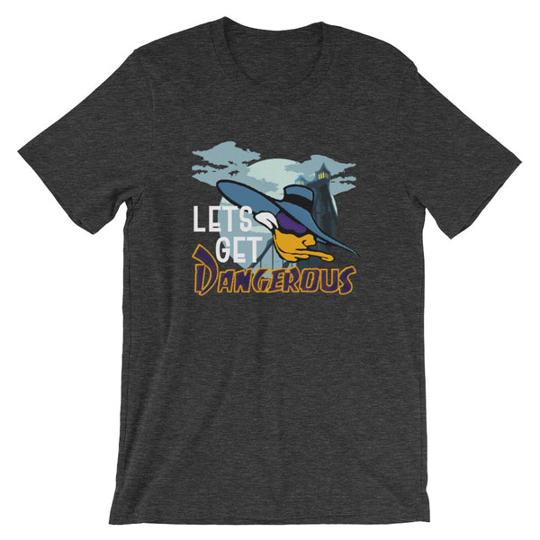 Darkwing Duck Lets Get Dangerous Cartoon Comic Short-Sleeve Unisex T-Shirt