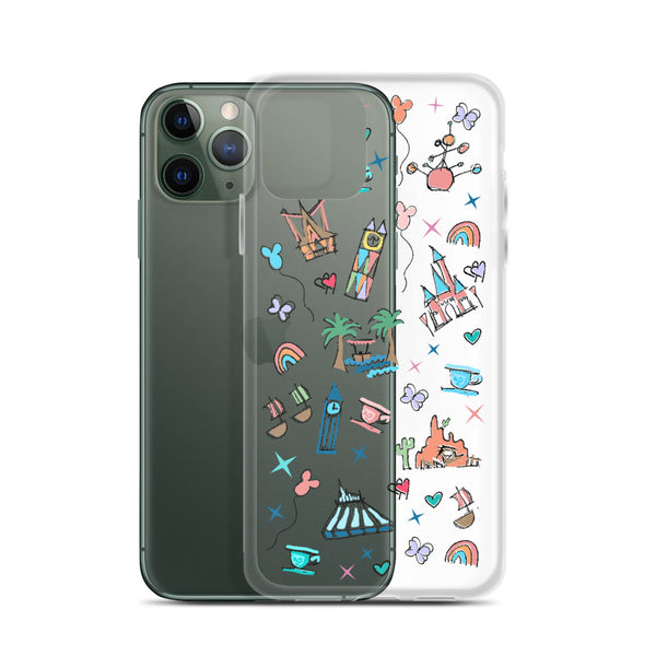 Disneyland iPhone Case California Dreamin'  Disney Inspired Icon iPhone Case