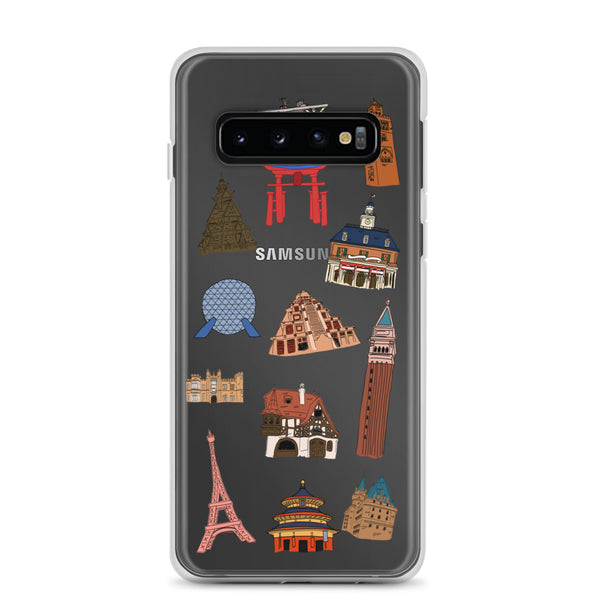 Epcot World Showcase Hello World Samsung Case