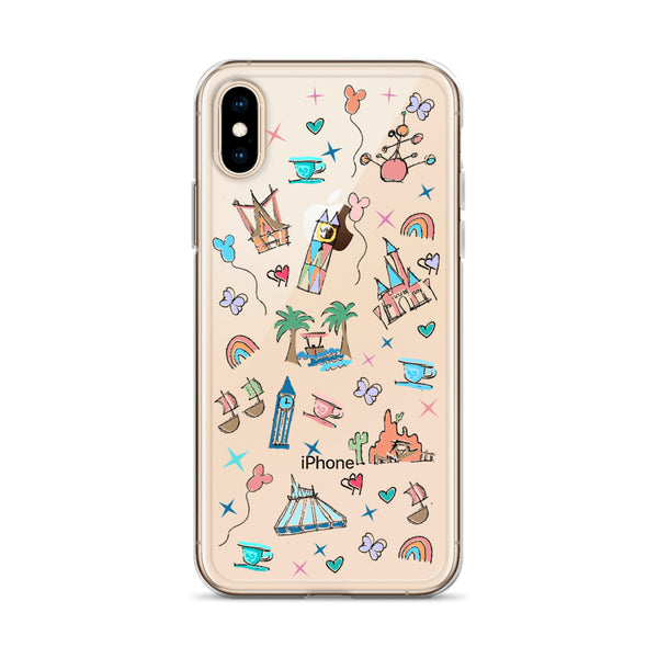 Disneyland iPhone Case California Dreamin'  Disney Inspired Icon iPhone Case