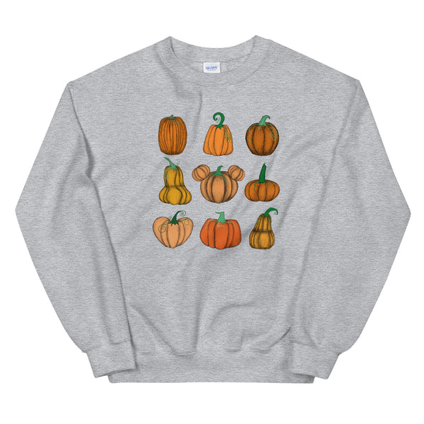 Mickey Pumpkin Patch Sweatshirt Halloween Pumpkin Patch Fall Unisex Sweatshirt