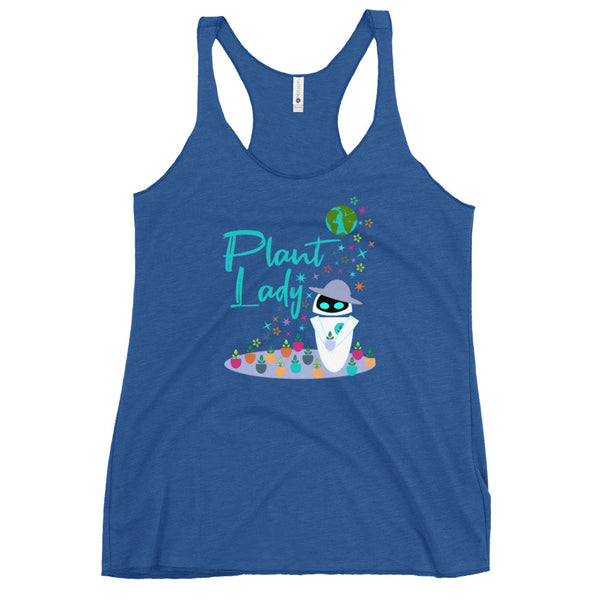 Plant Lady Tank Top EVE Disney Wall-E Inspired Women's Racerback Tank