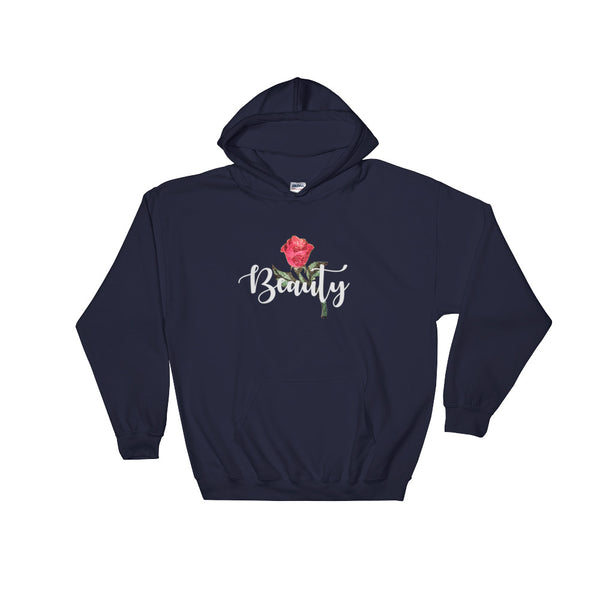 Beauty and the Beast Hooded Sweatshirt Enchanted Rose Beauty