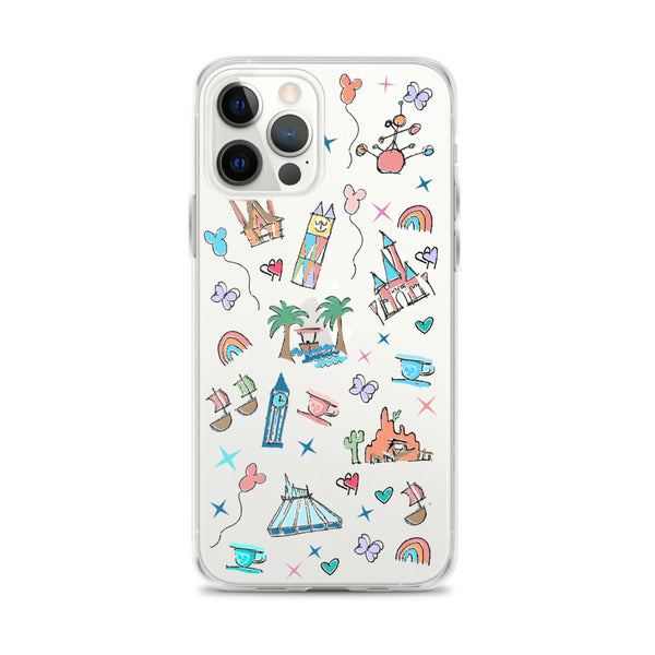 Disneyland iPhone Case California Dreamin'  Disney Inspired Icon iPhone Case