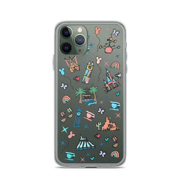Disneyland iPhone Case California Dreamin'  Disney Inspired Icon iPhone Case