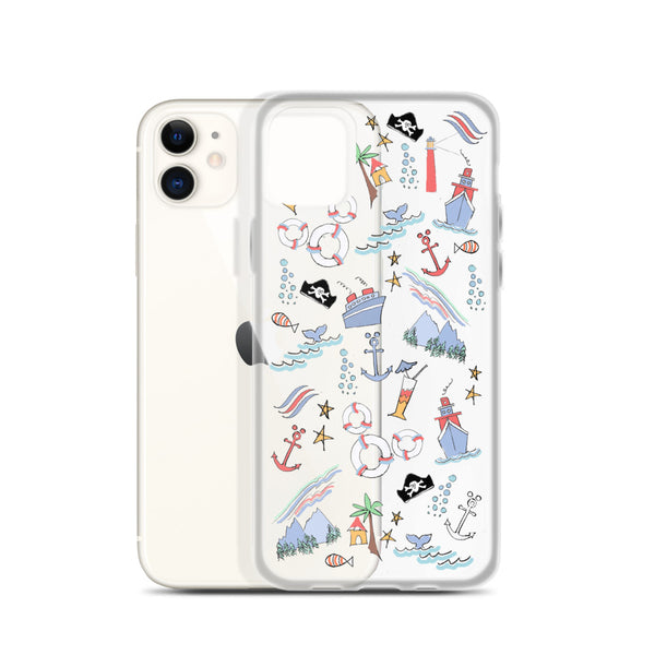 Disney Cruise Line iPhone Case Sail Away with Me Disney Cruise Sketch Disney iPhone Case