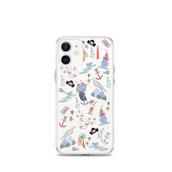 Disney Cruise Line iPhone Case Sail Away with Me Disney Cruise Sketch Disney iPhone Case