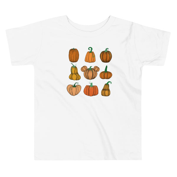 Mickey Pumpkin Patch Toddler Short Sleeve Disney Toddler Tee