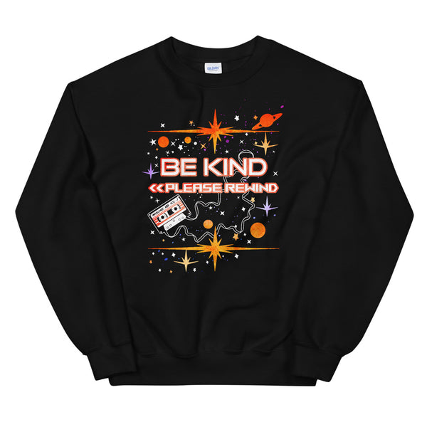 Guardians of the Galaxy Sweatshirt Be Kind Please Rewind Disney Marvel Unisex Crew Sweatshirt