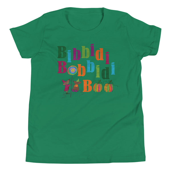 Disney Halloween Cinderella Kids T-Shirt Bibbidi Bobbidi Boo Jaq and Gus