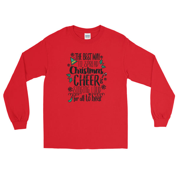 Elf Christmas Long Sleeve Shirt Buddy the Elf Christmas Shirt for Him Elf Movie Long Sleeve Shirt