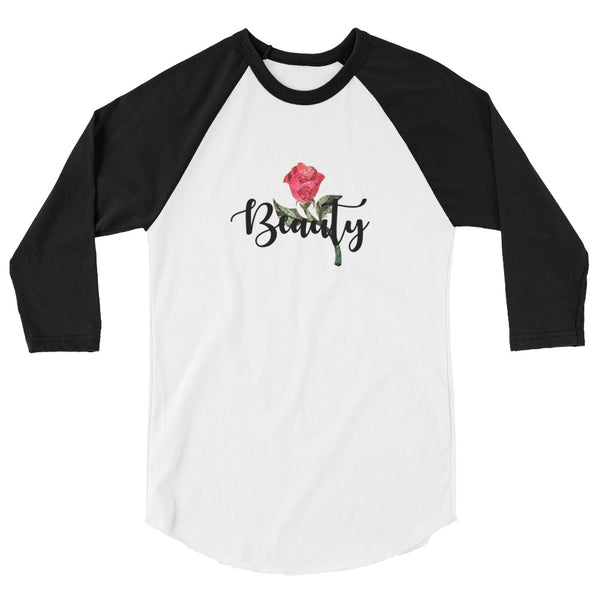 Beauty Enchanted Rose Belle Beauty and The Beast Raglan