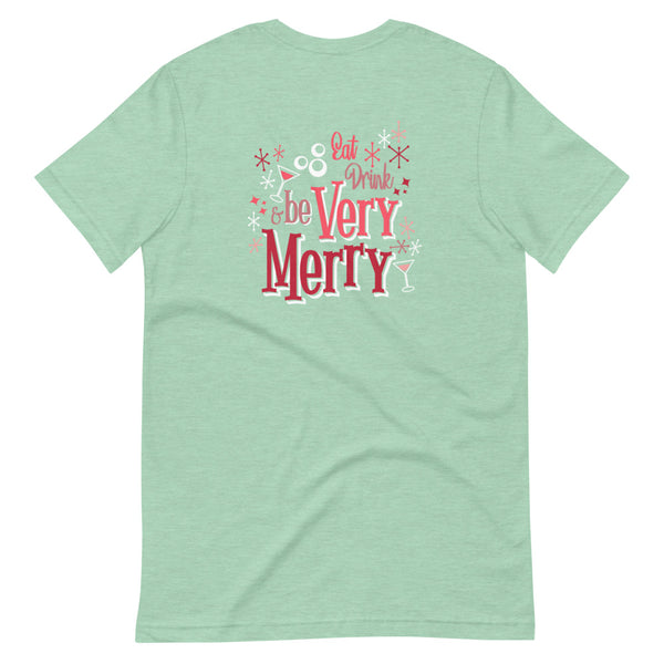 Mickey's Very Merry T-shirt Disney Christmas Party Short-Sleeve Unisex T-Shirt