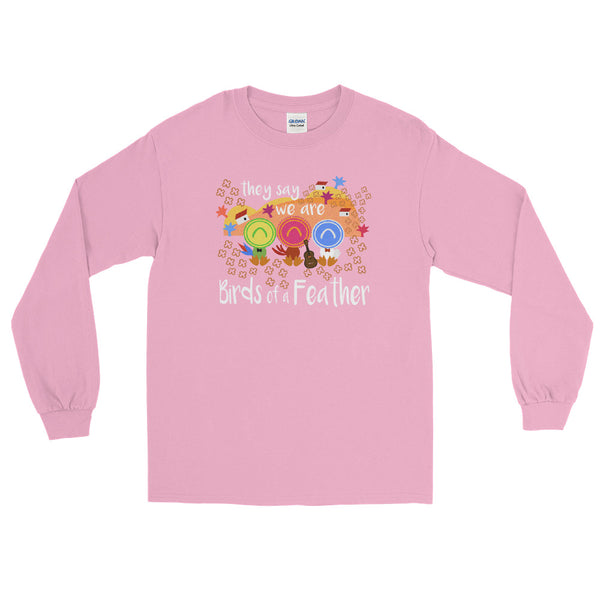 Three Caballeros Long Sleeve Shirt, Disney Birds of a Feather Men’s Long Sleeve Shirt