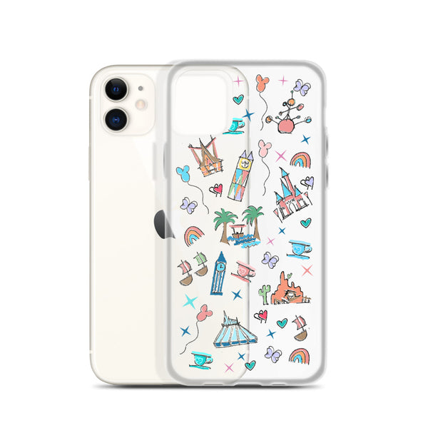 Disneyland iPhone Case California Dreamin'  Disney Inspired Icon iPhone Case