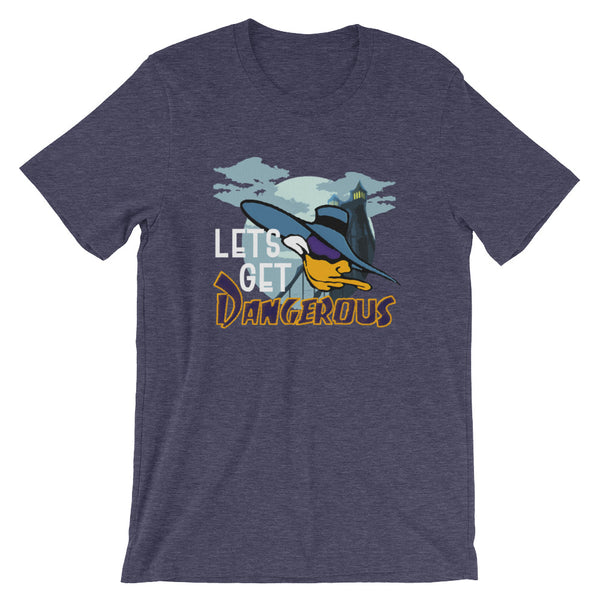 Darkwing Duck Lets Get Dangerous Cartoon Comic Short-Sleeve Unisex T-Shirt