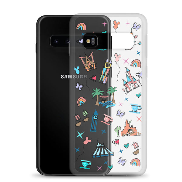 Disneyland Samsung Case California Dreamin'  Disney Inspired Icon Samsung Case