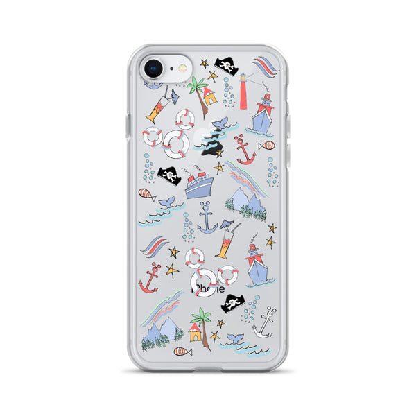 Disney Cruise Line iPhone Case Sail Away with Me Disney Cruise Sketch Disney iPhone Case