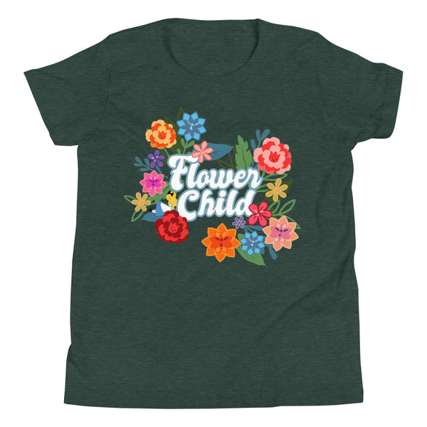 Flower Child Kids T-Shirt Alice Flower and Garden Disney Kids T-shirt