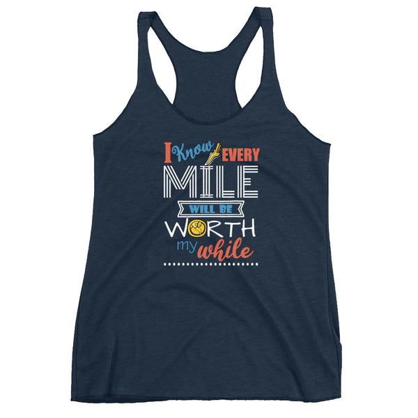 Hercules Disney Tank Top. Run Disney, Every Mile is Worth My While.