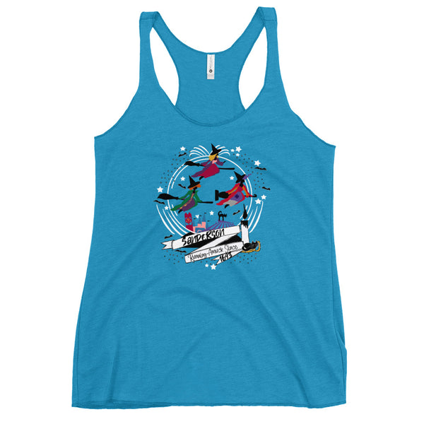 Sanderson Sisters T-Shirt Hocus Pocus Running Amuck Since 1693 Disney Halloween Women's Racerback Tank