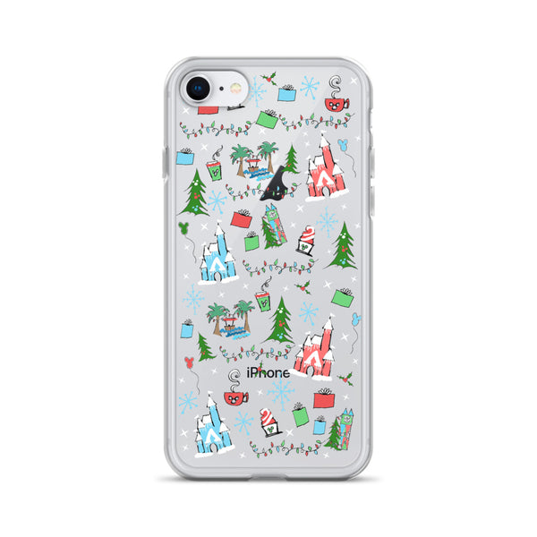 Disney Christmas iPhone Oh What Fun at Disney for the Holidays Disney iPhone Case