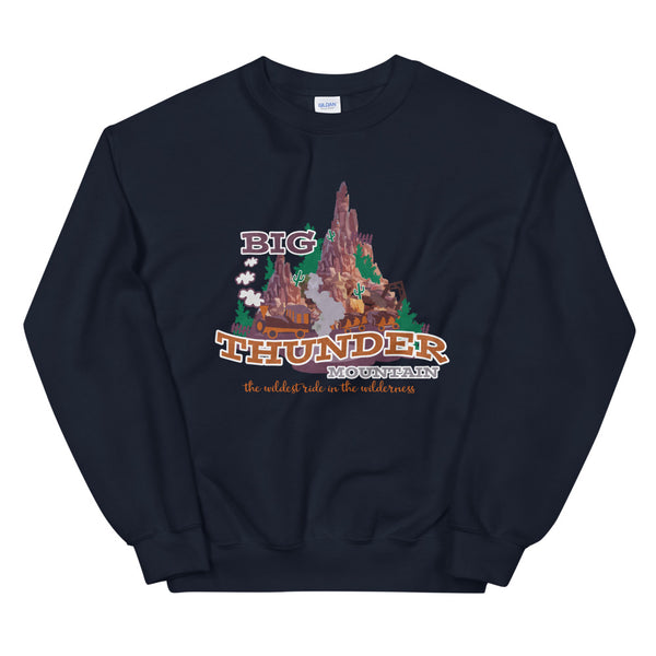 Big Thunder Mountain Sweatshirt Disney Shirt Disney Railroad Disney Mountains Shirt Frontierland Disney Sweatshirt